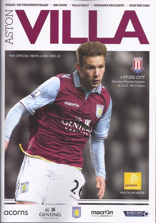 Aston Villa FC v Stoke City FC